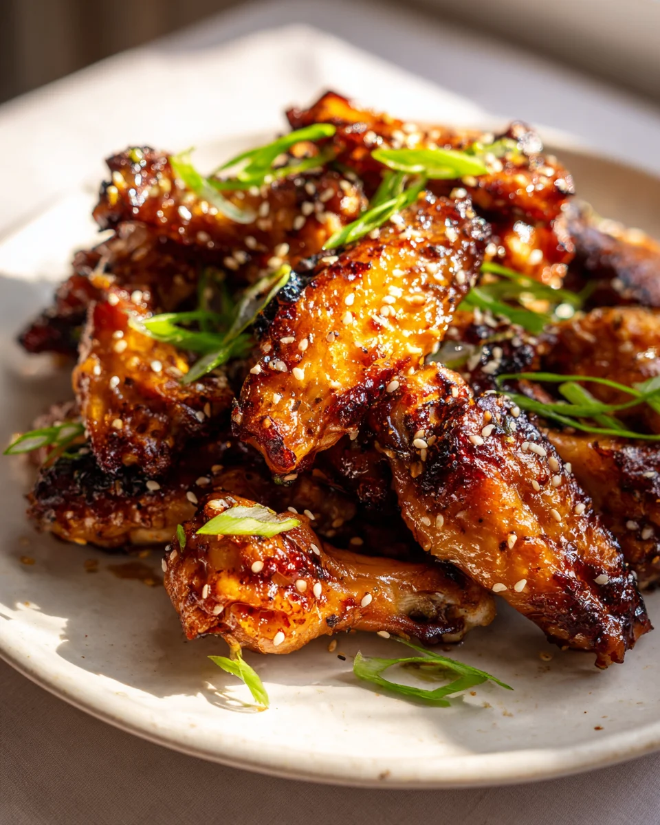 Sticky Sweet & Spicy Chicken Wings – Perfect Game Day Treat