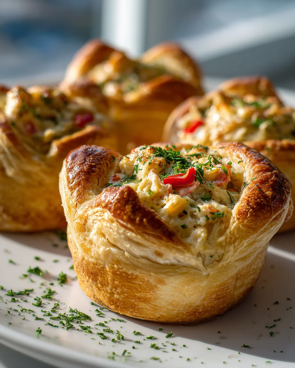 Best Mini Crab Crescent Roll Pot Pies - Quick & Tasty Recipe