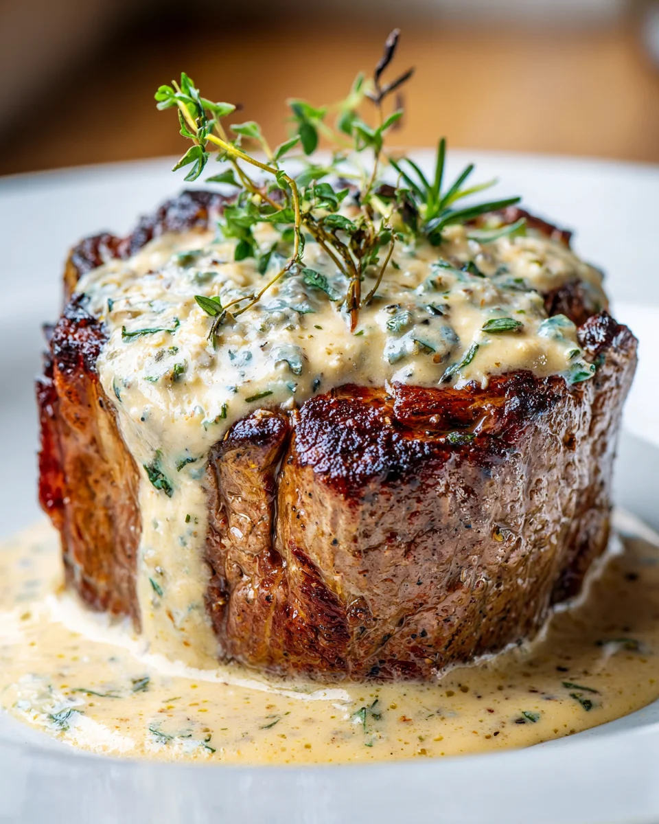 Juicy Steak with Creamy Garlic Sauce: A Flavorful Delight