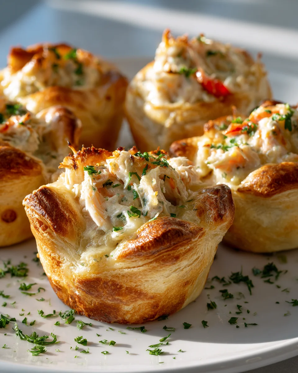 Best Mini Crab Crescent Roll Pot Pies - Quick & Tasty Recipe