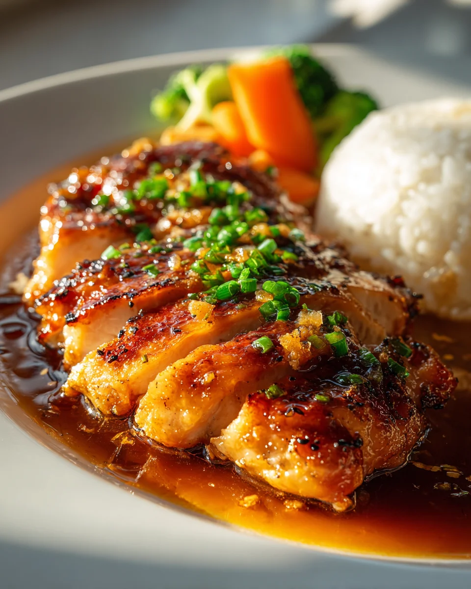 Honey Garlic Chicken Delight: Irresistible 1-Minute Meal