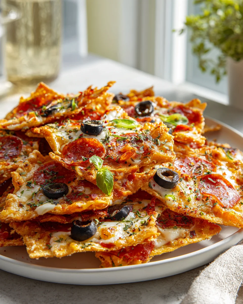 Crispy Pizza Chips: Irresistible Snack for Pizza Lovers!