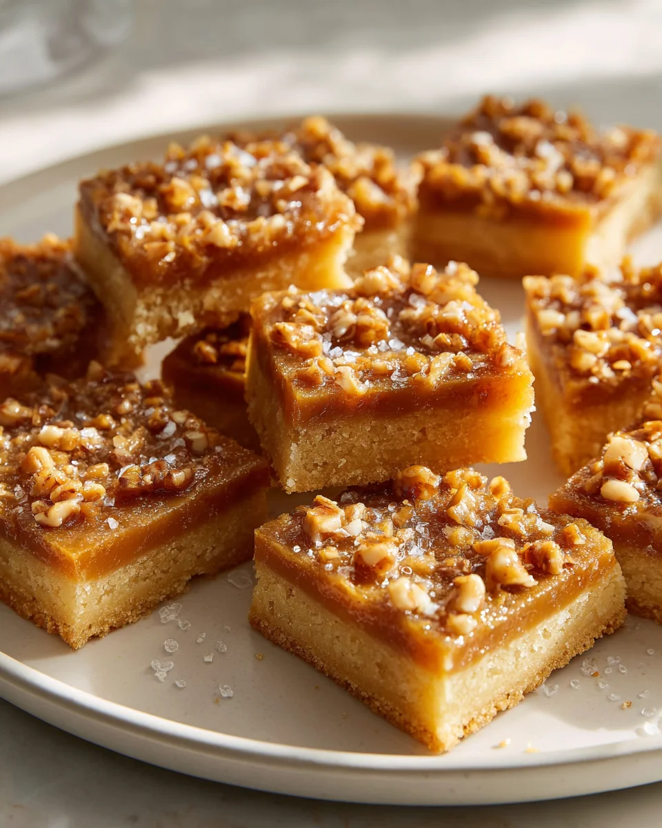Irresistible Brown Butter Toffee Shortbread Bars Recipe