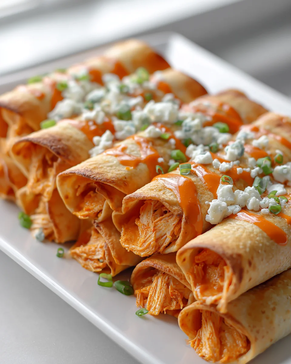 Spicy Buffalo Chicken Taquitos: Perfect Game Day Bites