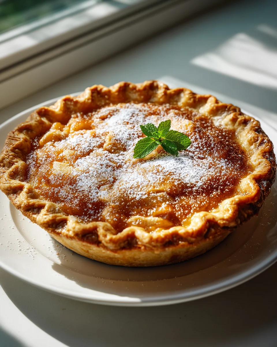 Apple Butter Pie: Easy Homemade Sweet & Creamy Fall Treat