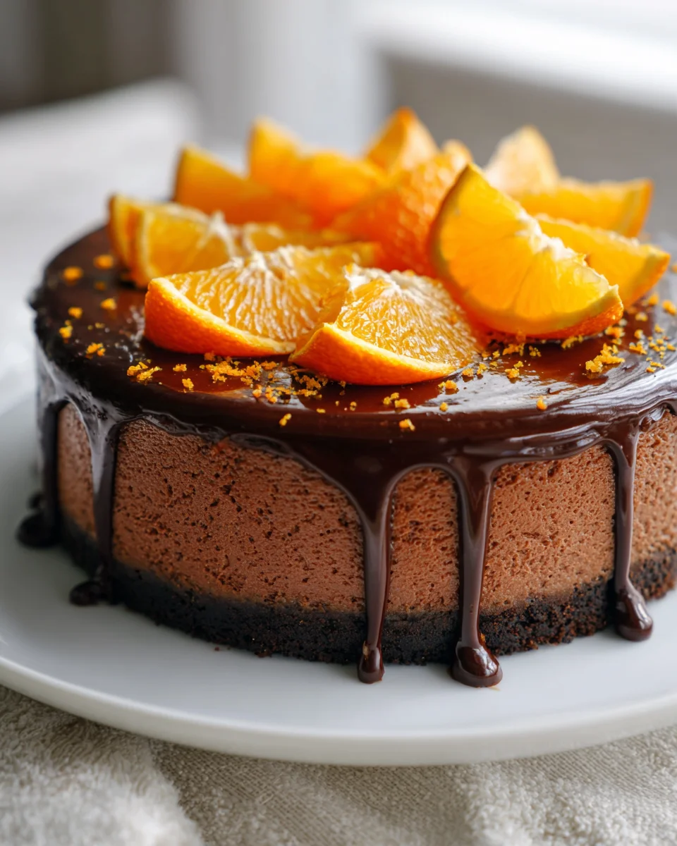 Chocolate Orange Cheesecake: Decadent Dessert Delight