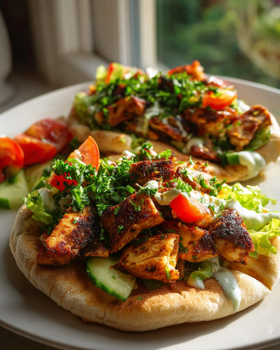 Chicken Shawarma Pitas: Easy Homemade Recipe Delight!