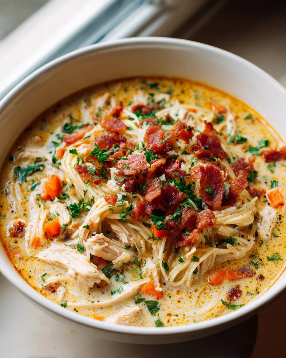 Cozy Crack Chicken Soup: Creamy, Hearty, and So Delicious!