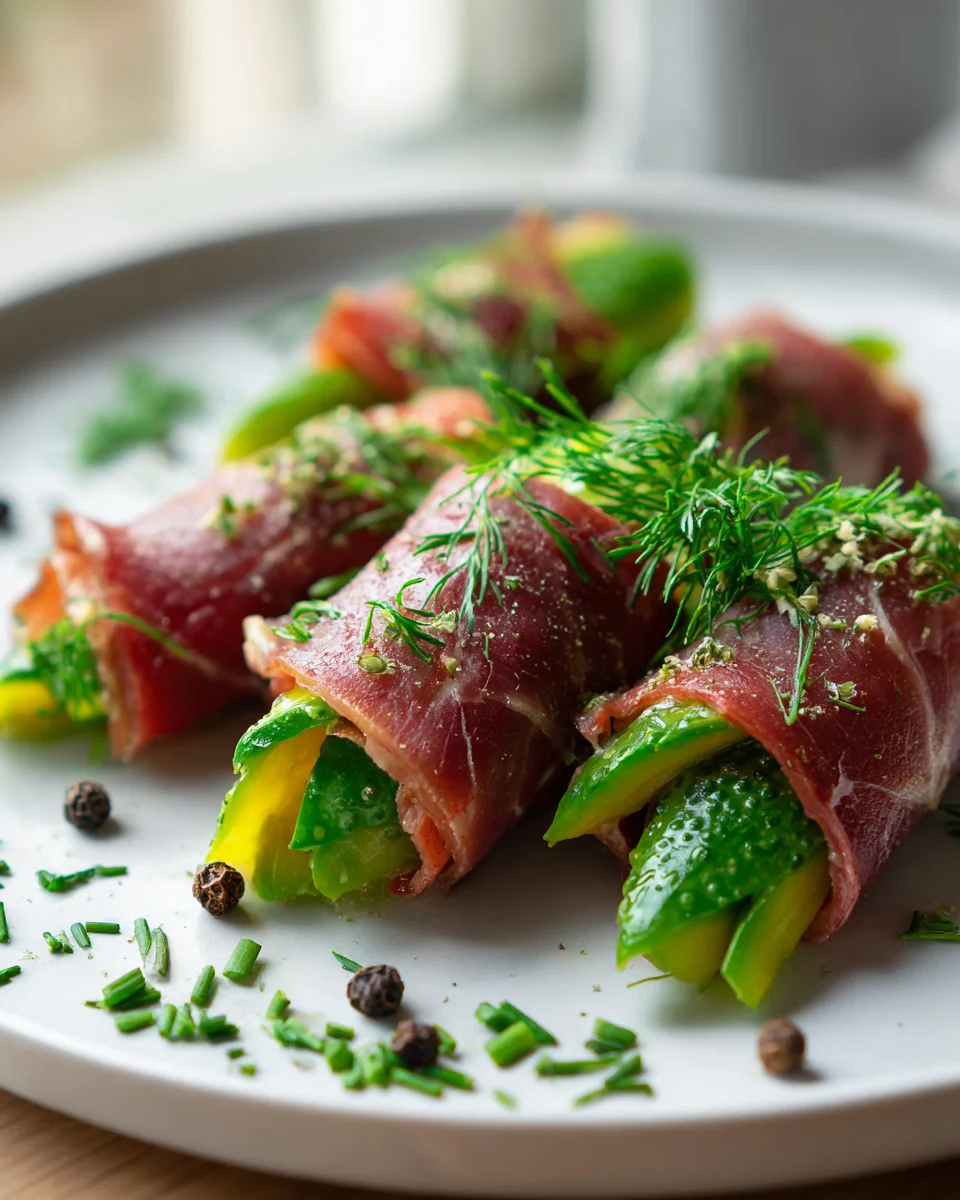 Dill Pickle Beef Ham Roll Ups: Quick & Flavorful Appetizer!