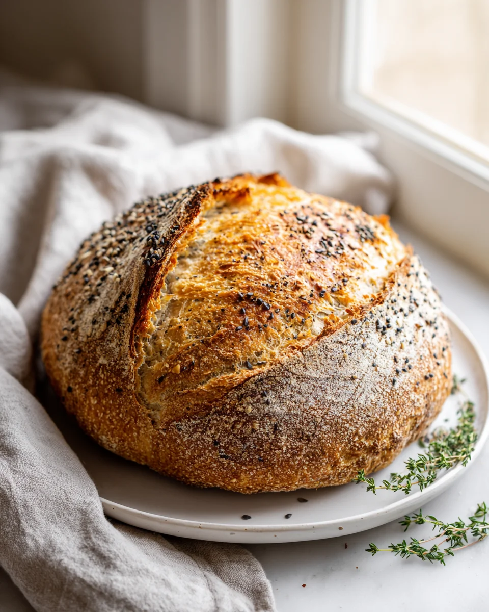 Extra Crunchy Seeded Sourdough Bread: Bake Your Best Loaf!
