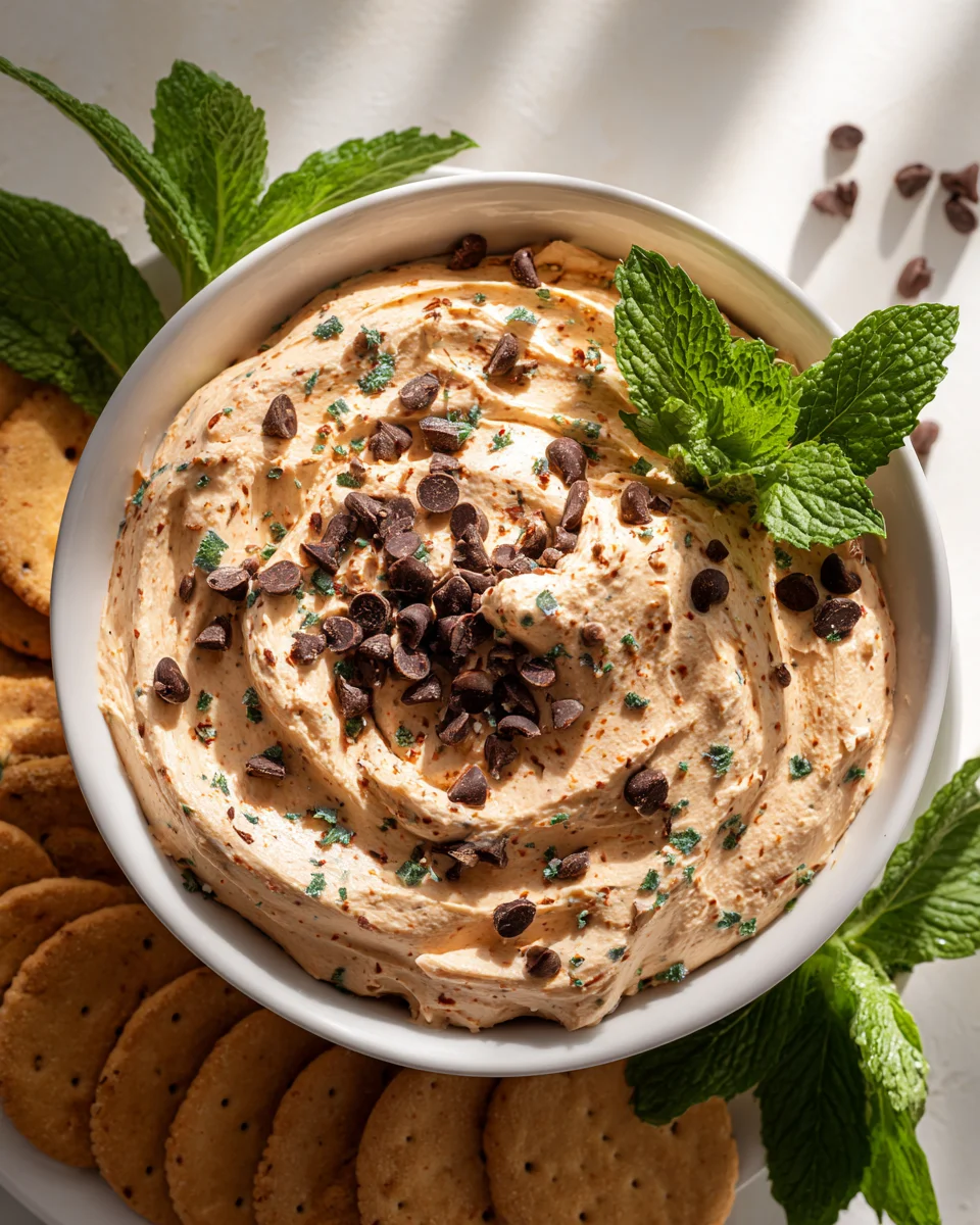 Peppermint Cookie Dough Dip: Easy No-Bake Dessert Recipe