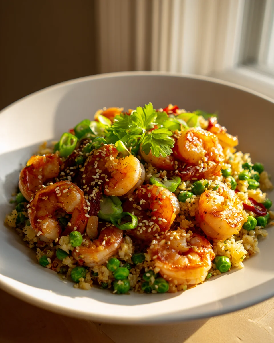One-Pan Shrimp Fried Rice Skillet: Quick & Flavorful Dinner