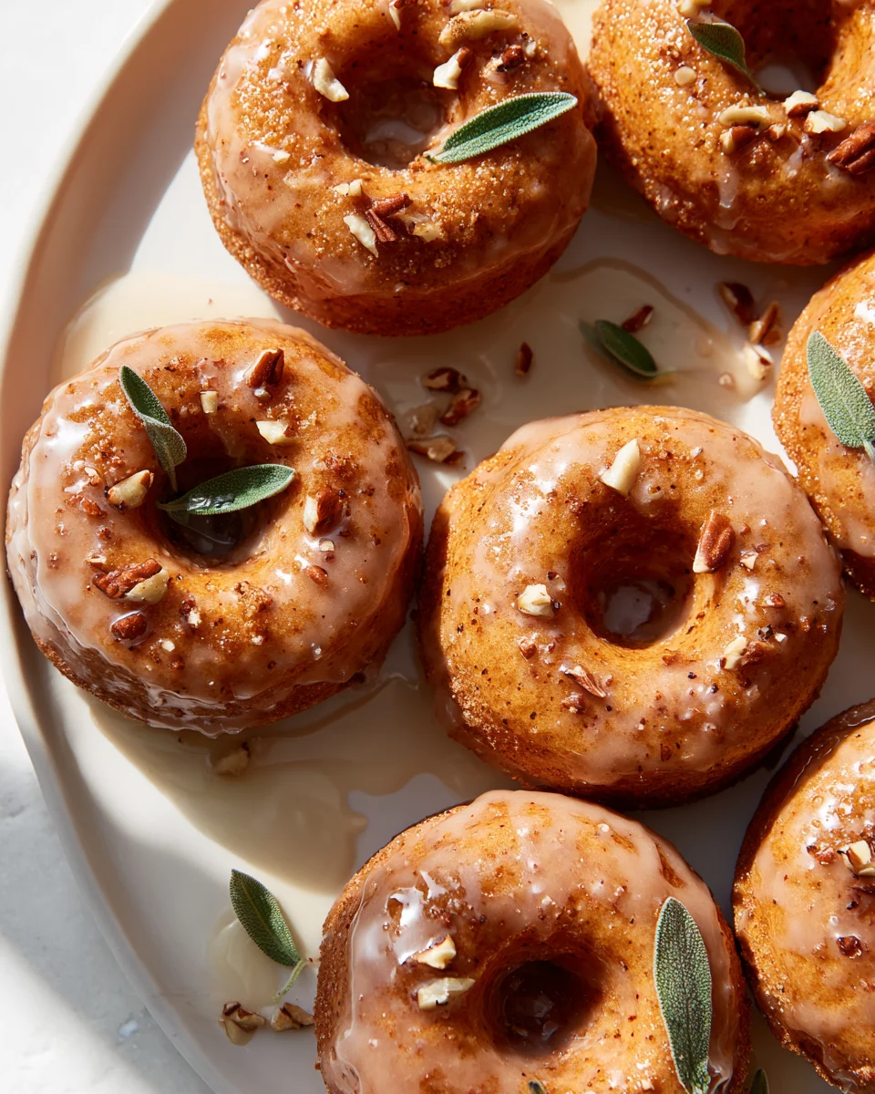 Indulge in Pumpkin Spice Donuts with Irresistible Maple Glaze