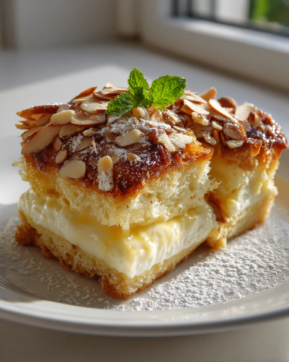 German Bee Sting Cake Bars: Delicious Almond Crunch Treats!