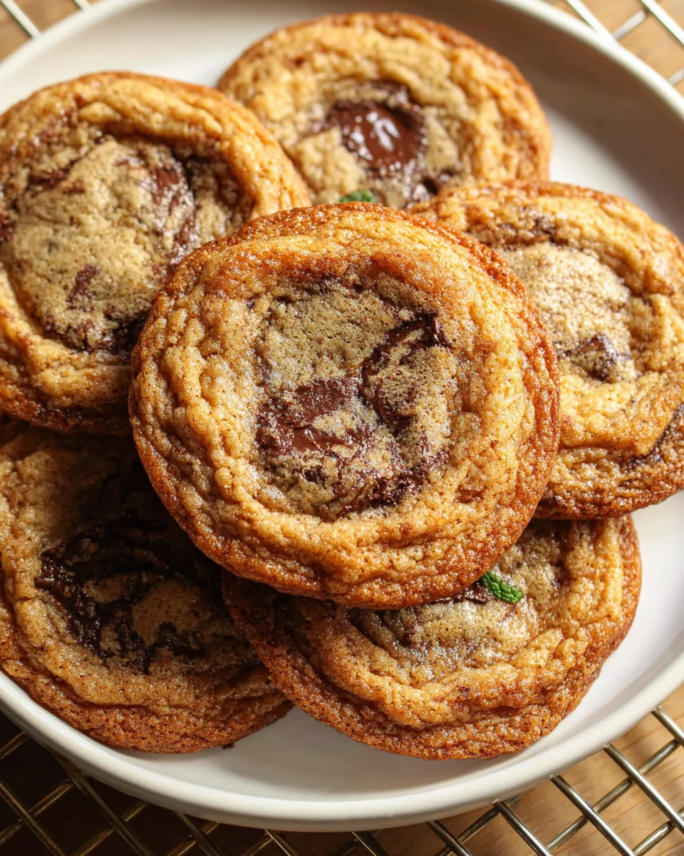 Caramelized Ripple Chocolate Chip Cookies: Irresistibly Delicious!