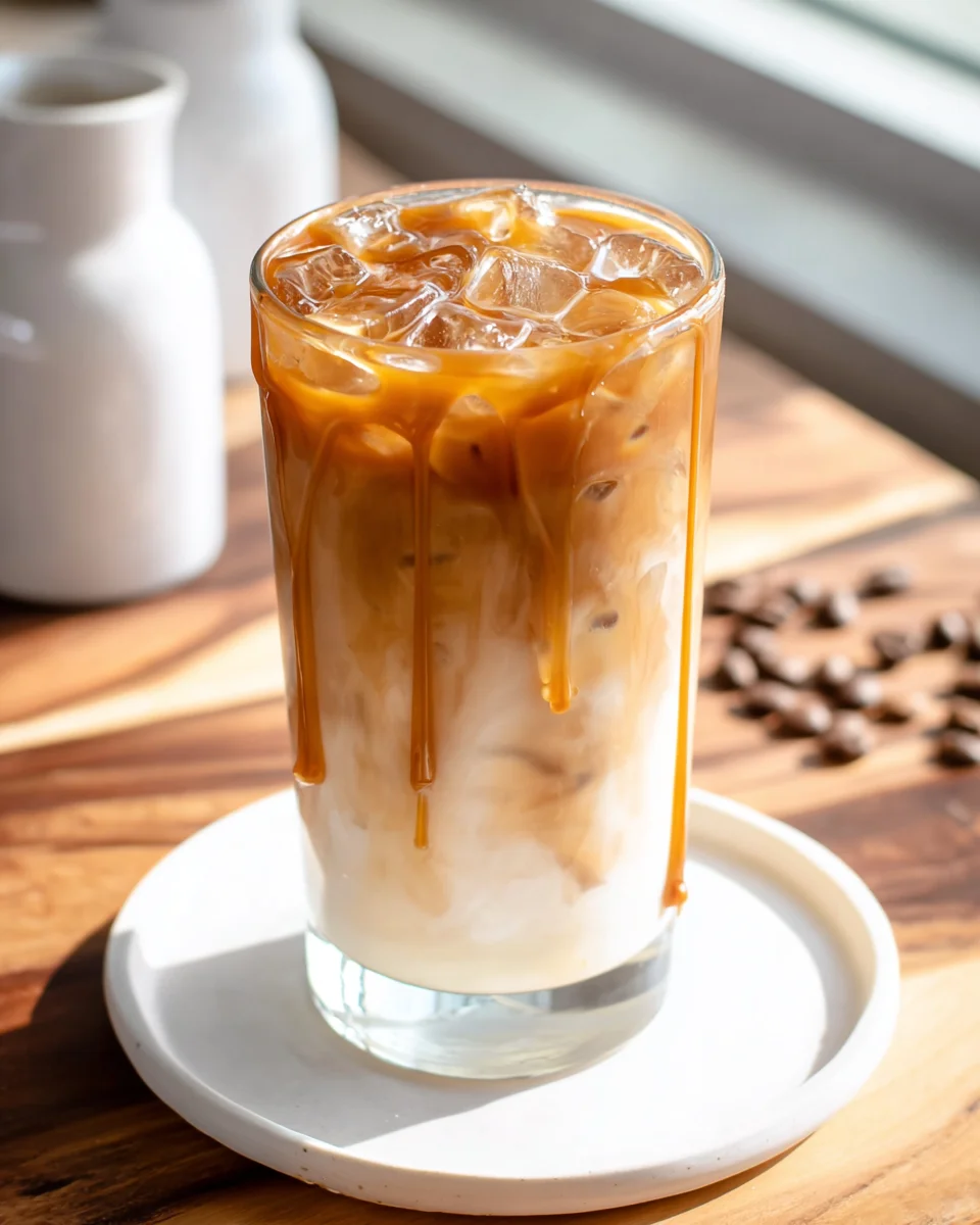 Authentic Starbucks Iced Caramel Macchiato Copycat Recipe