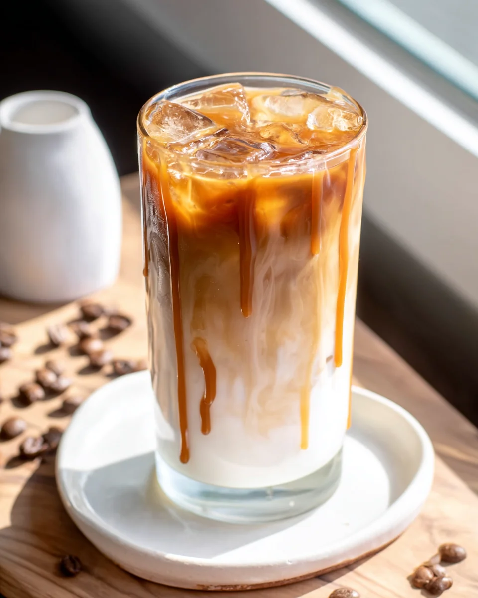 Authentic Starbucks Iced Caramel Macchiato Copycat Recipe
