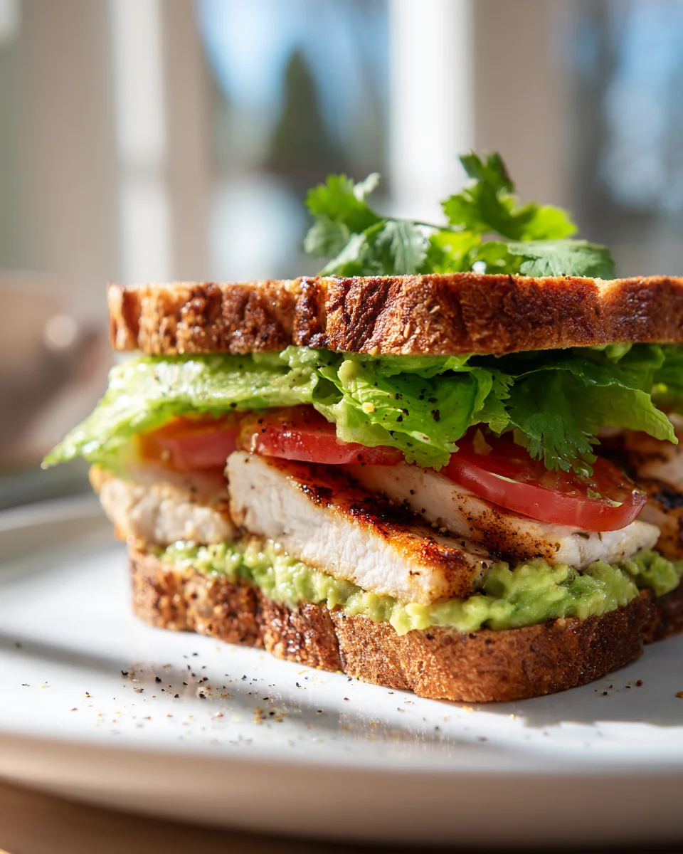Best Grilled Chicken Avocado Sandwich - Healthy & Flavorful