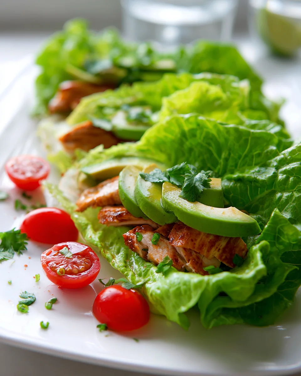 Healthy Turkey Avocado Lettuce Wraps for Easy Meal Prep