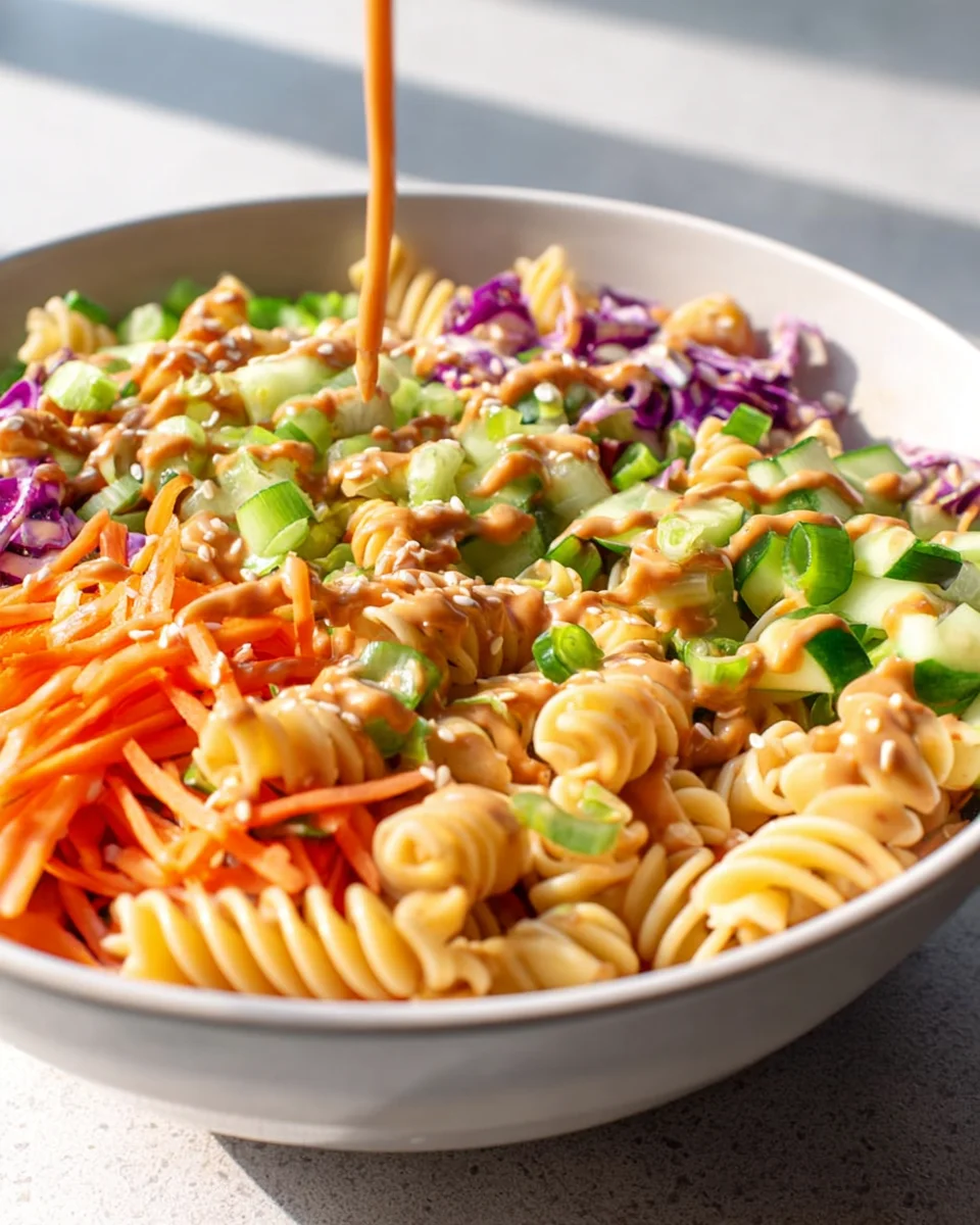 Healthy Protein Packed Thai Pasta Salad: A Must-Try Dish!