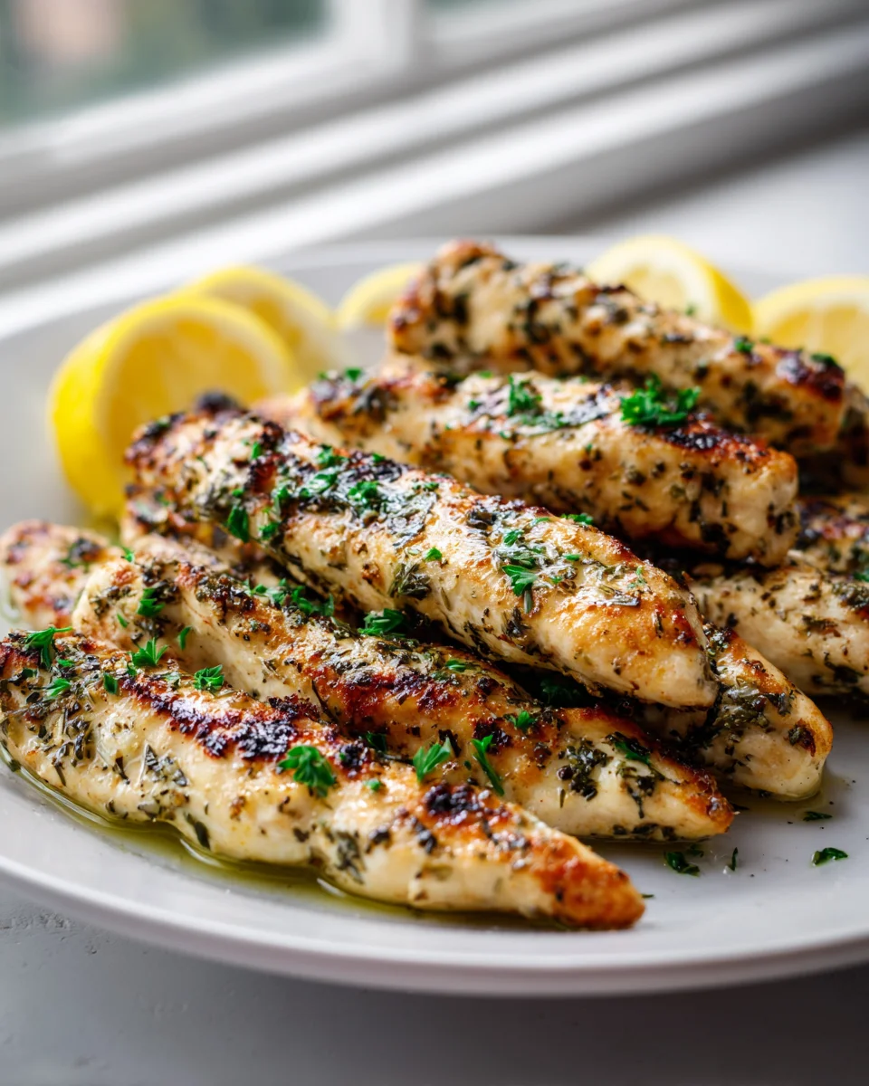 Mediterranean Herb Greek Chicken Tenders Recipe Delight