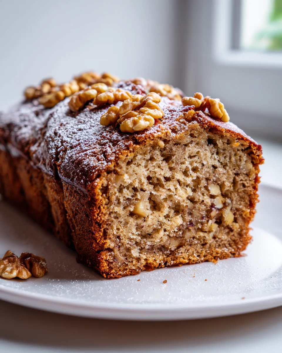 Delicious Moist Banana Bread With Walnuts Recipe to Savor