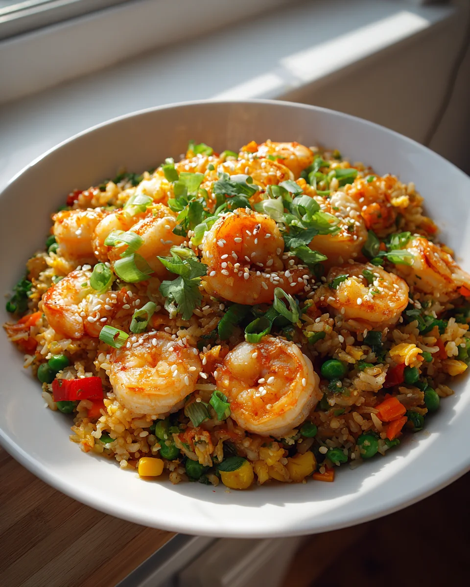 One-Pan Shrimp Fried Rice Skillet: Quick & Flavorful Dinner