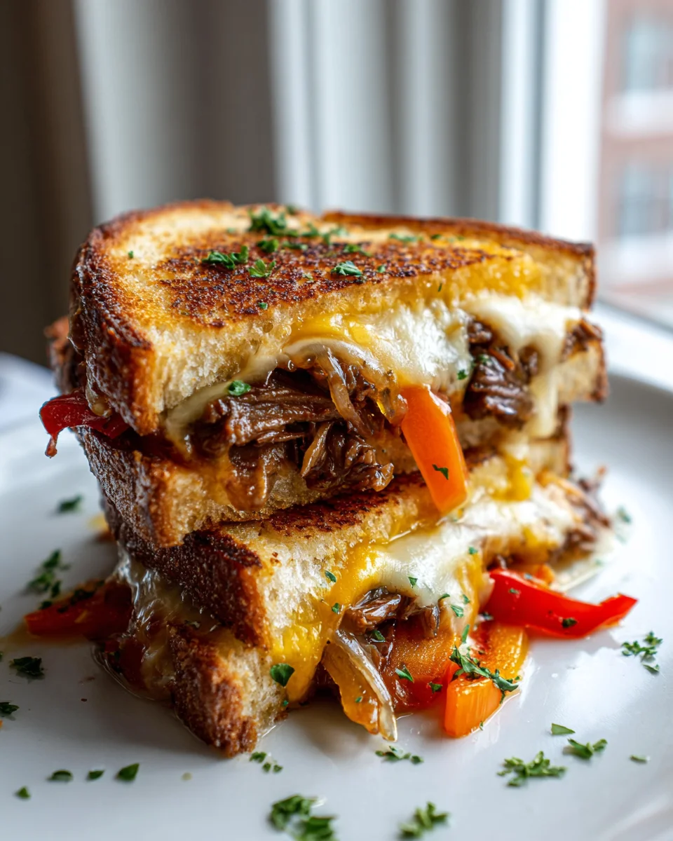 Philly Cheesesteak Grilled Cheese: Ultimate Comfort Food Recipe