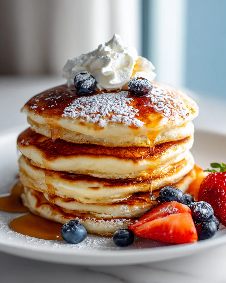Best Fluffy Old-Fashioned Buttermilk Pancakes Recipe