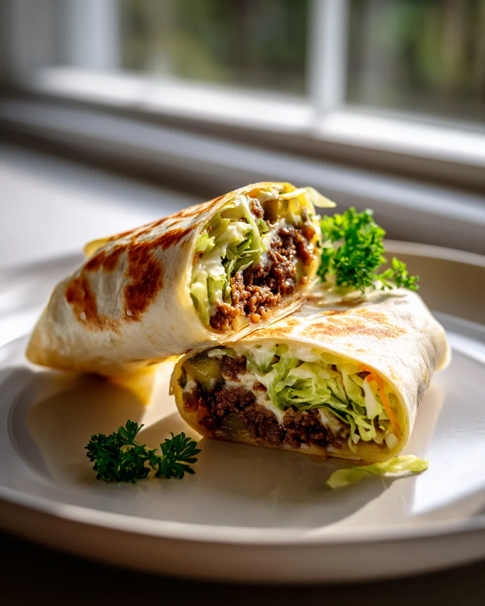 Big Mac Wraps: Better-Than-Drive-Thru Beef & Pickle Recipe
