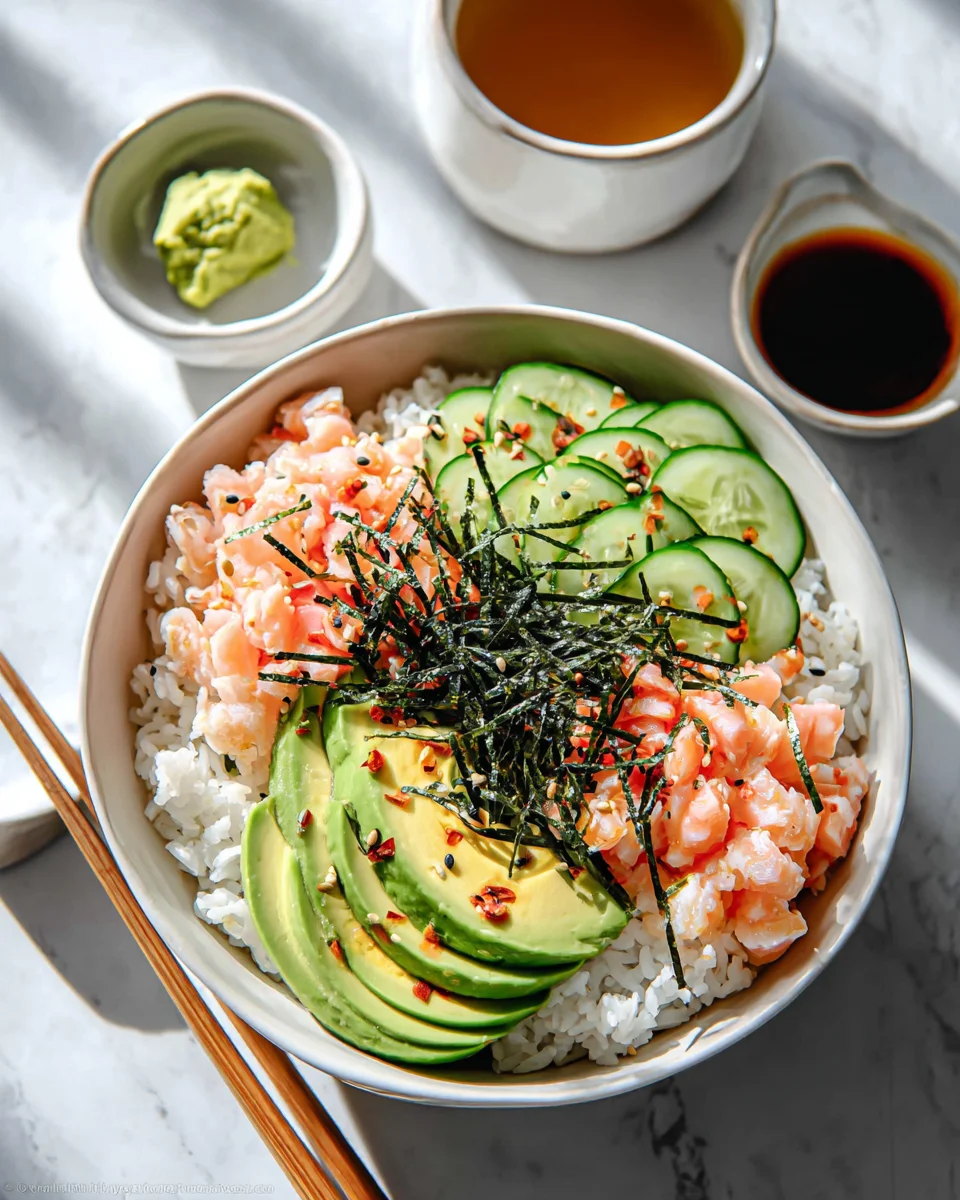 Quick & Easy California Roll Sushi Bowls Recipe in Minutes