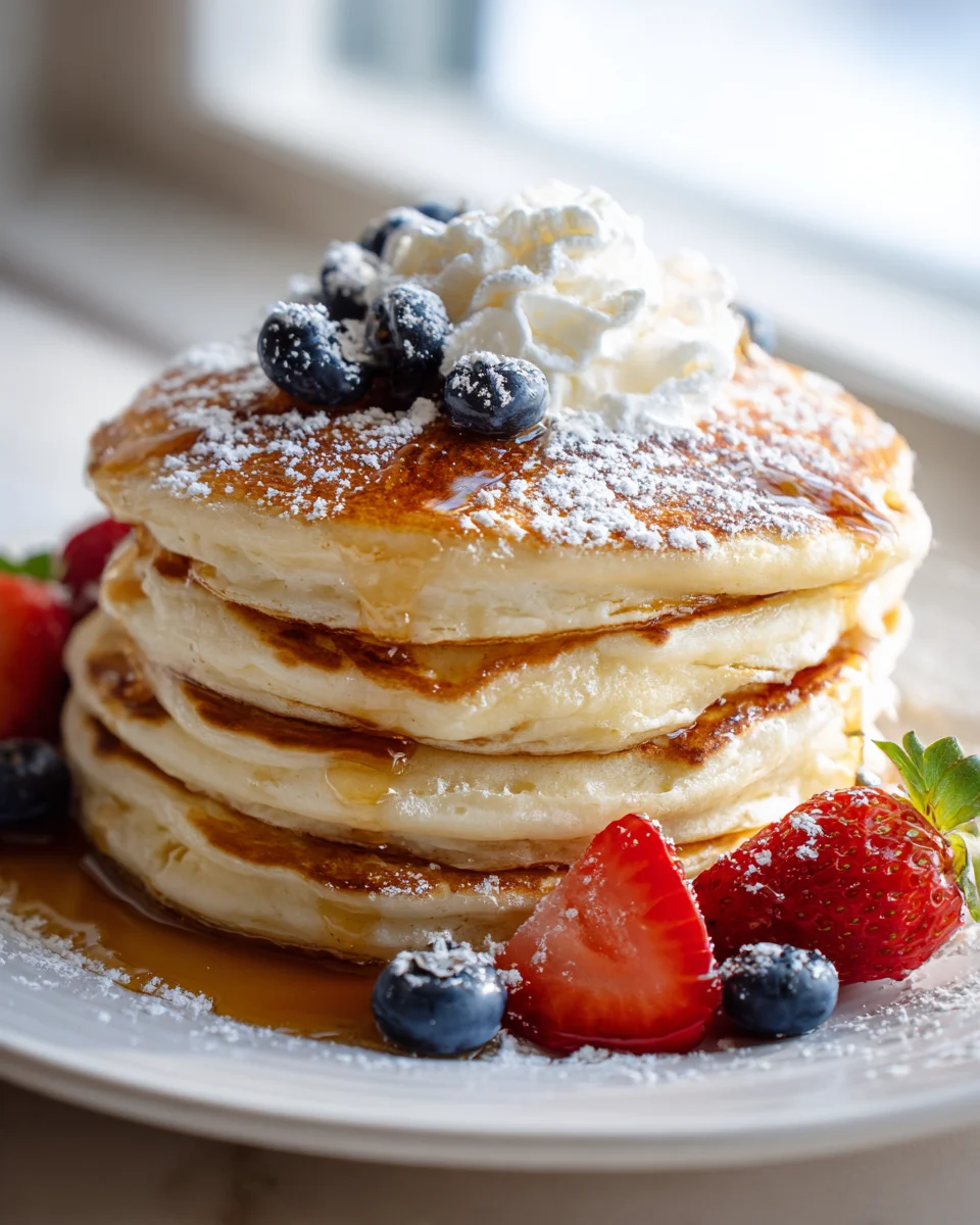 Best Fluffy Old-Fashioned Buttermilk Pancakes Recipe