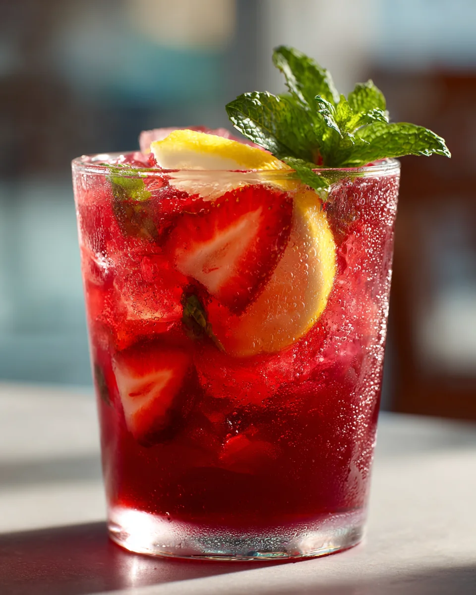 Hibiscus Strawberry Lemonade Refresher: Ultimate Summer Drink
