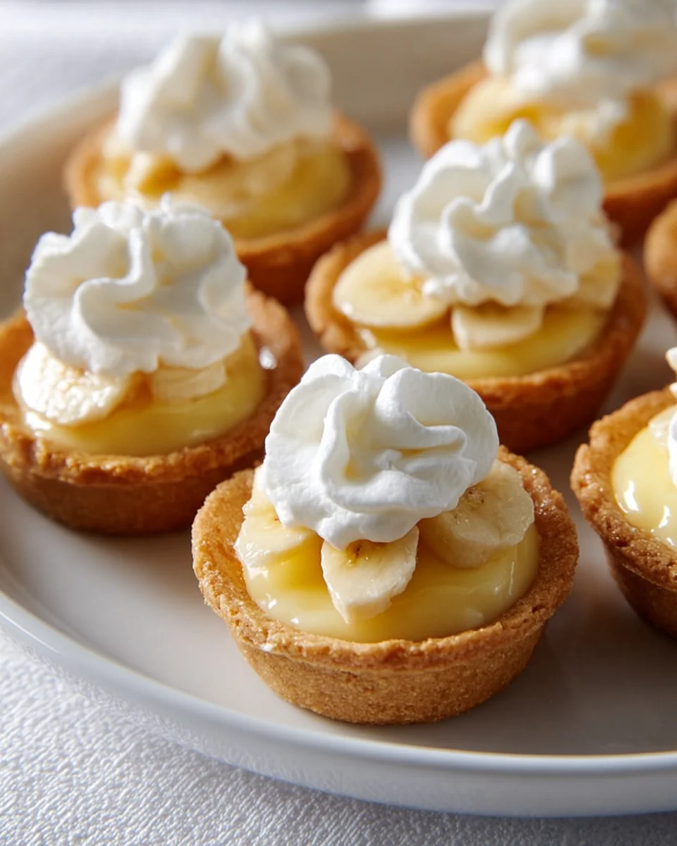 Delicious Mini Banana Cream Cookie Pies Recipe to Try!