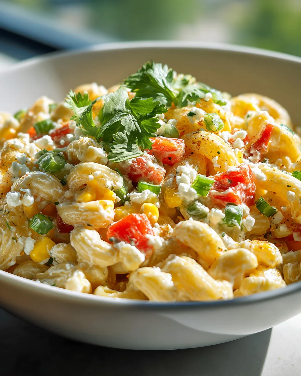 Ultimate Mexican Street Corn Pasta Salad: Flavor Explosion!