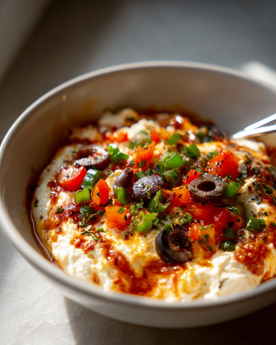 Quick High Protein Cottage Cheese Pizza Bowls (27g Protein)