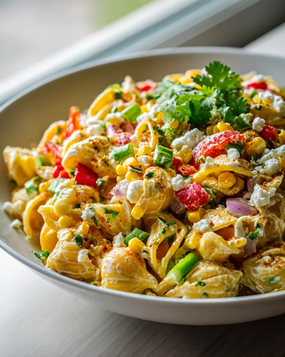 Ultimate Mexican Street Corn Pasta Salad: Flavor Explosion!