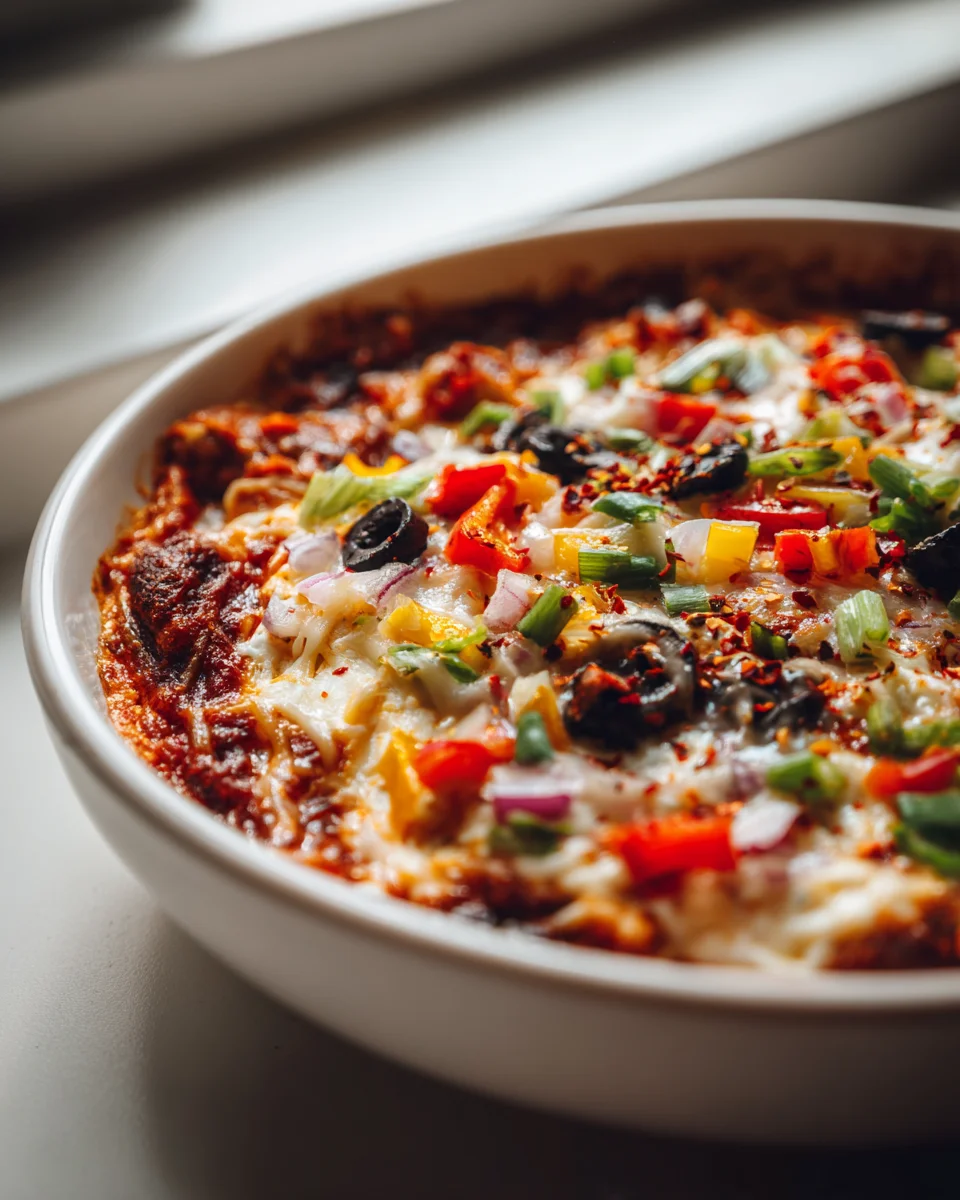 Quick High Protein Cottage Cheese Pizza Bowls (27g Protein)