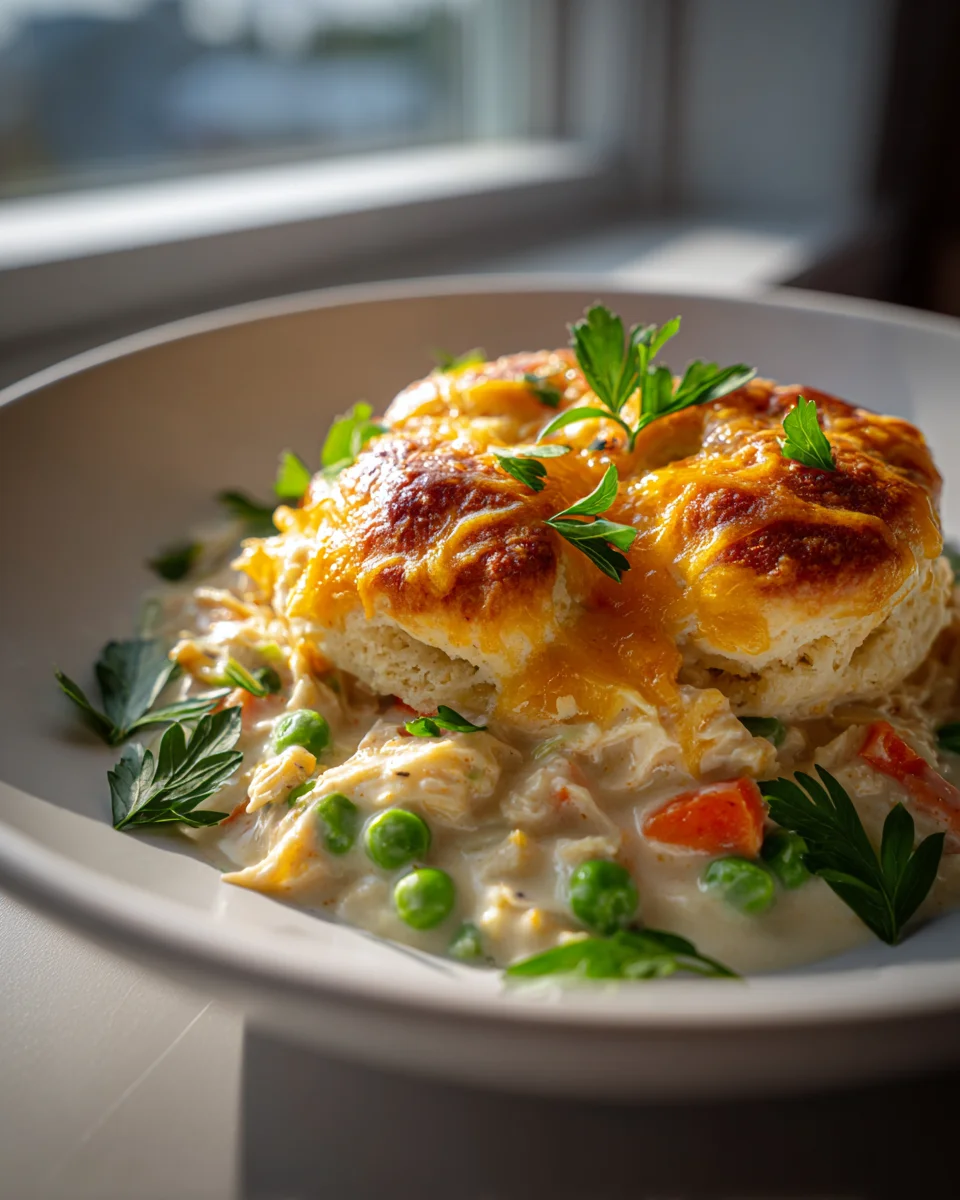 Ultimate Cheddar Bay Biscuit Tuna Pot Pie Perfection