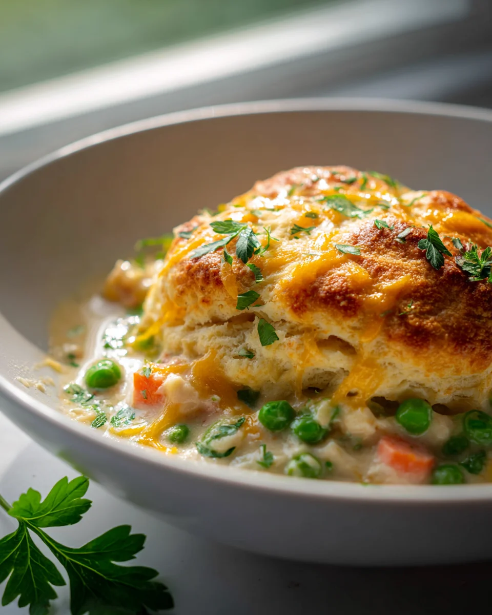 Ultimate Cheddar Bay Biscuit Tuna Pot Pie Perfection