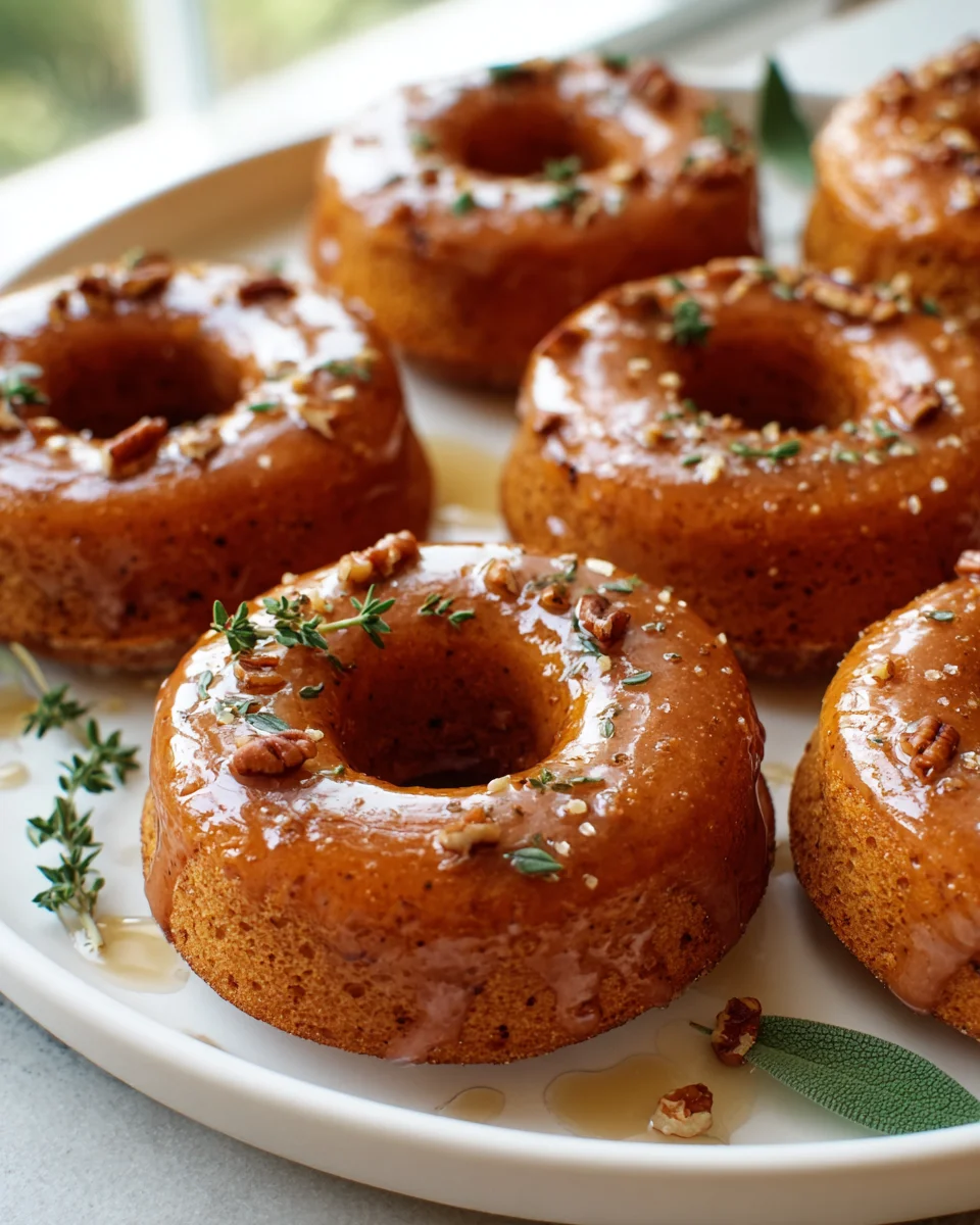 Indulge in Pumpkin Spice Donuts with Irresistible Maple Glaze