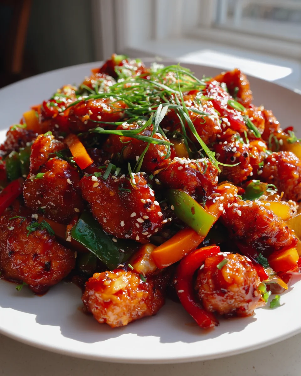 Crispy Korean Chili Chicken Stir Fry - Quick & Flavorful Recipe