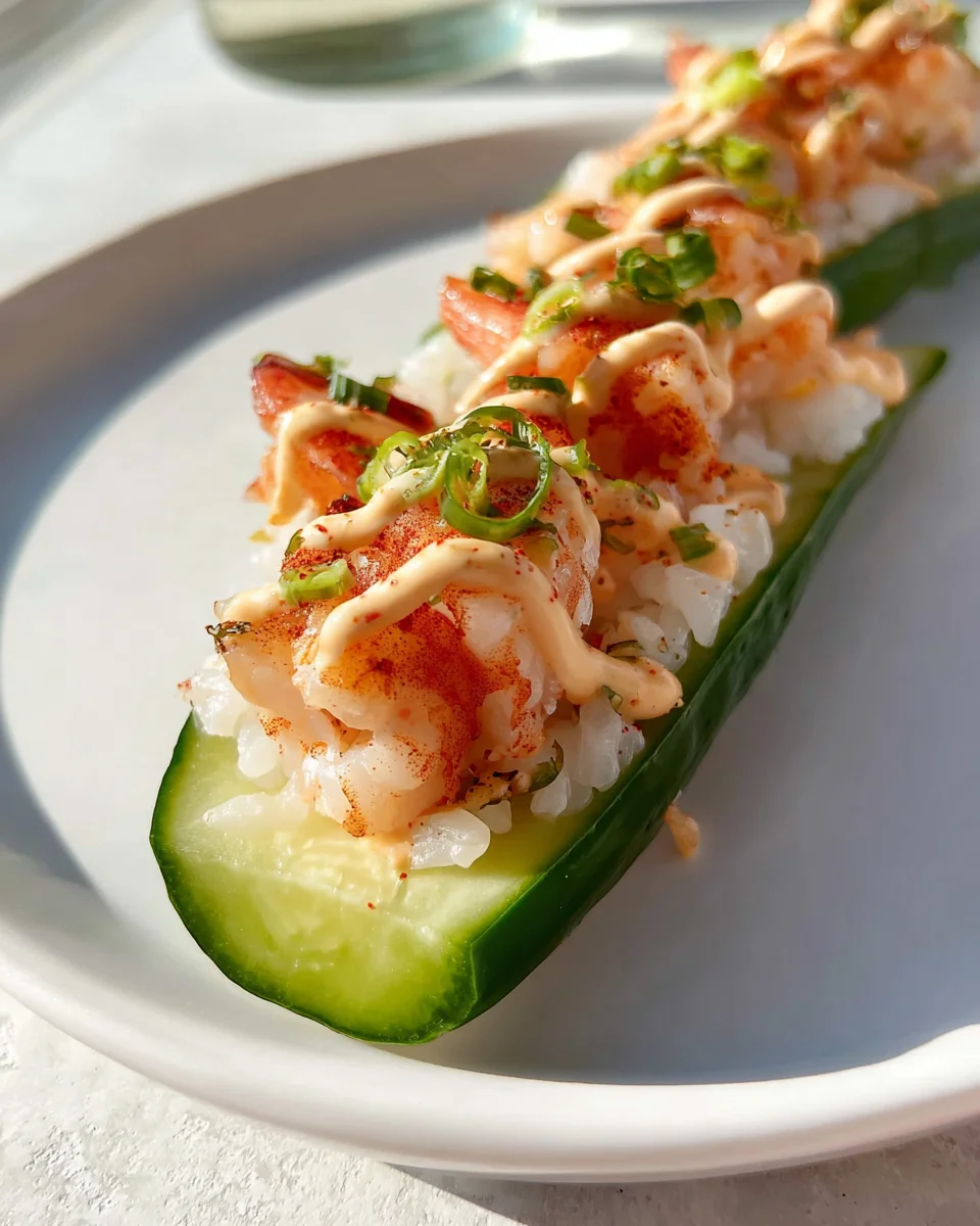 Cucumber Sushi Boats: Fresh, Healthy, and Easy Recipe Delight