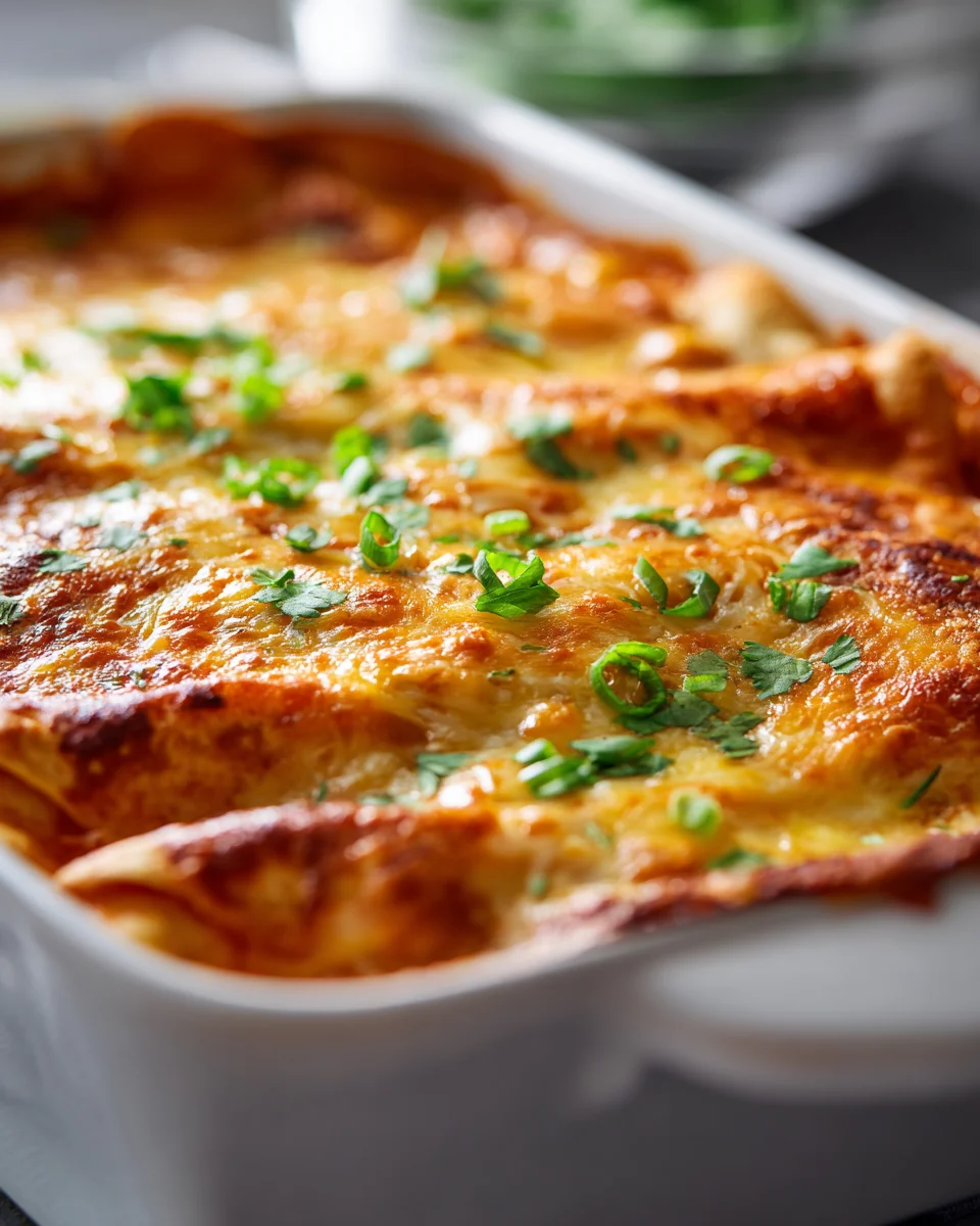 Savory Chicken and Corn Enchilada Casserole Recipe Delight