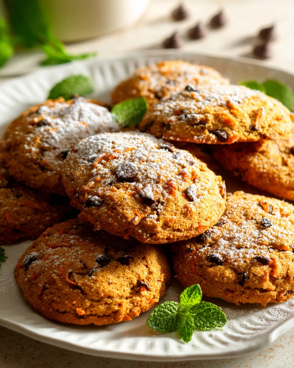 Delicious Carrot Cake Chocolate Chip Cookies Recipe to Try!
