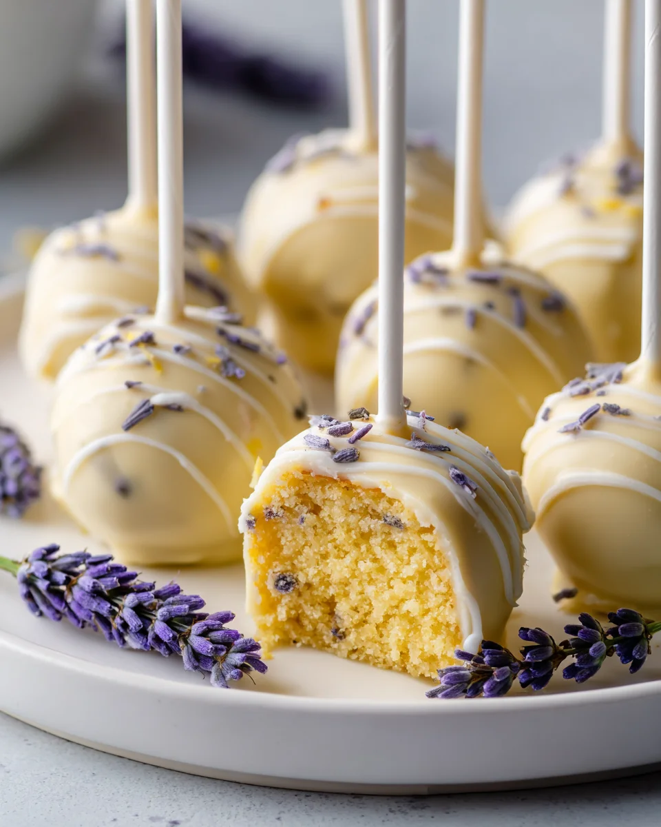 Lavender Lemon Cake Pops: Delightful Sweet Treats to Try!