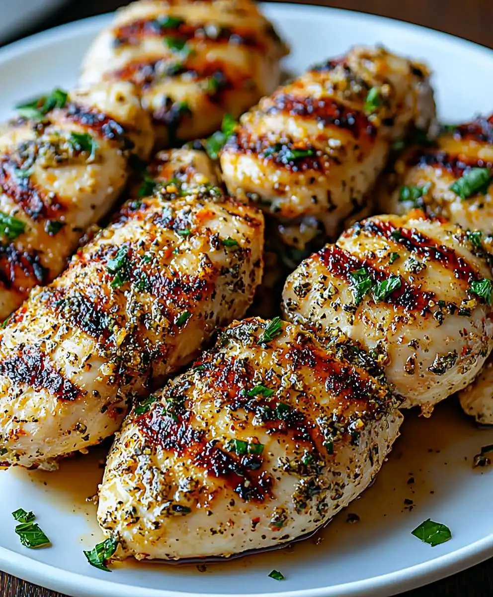 Garlic Parmesan Grilled Chicken