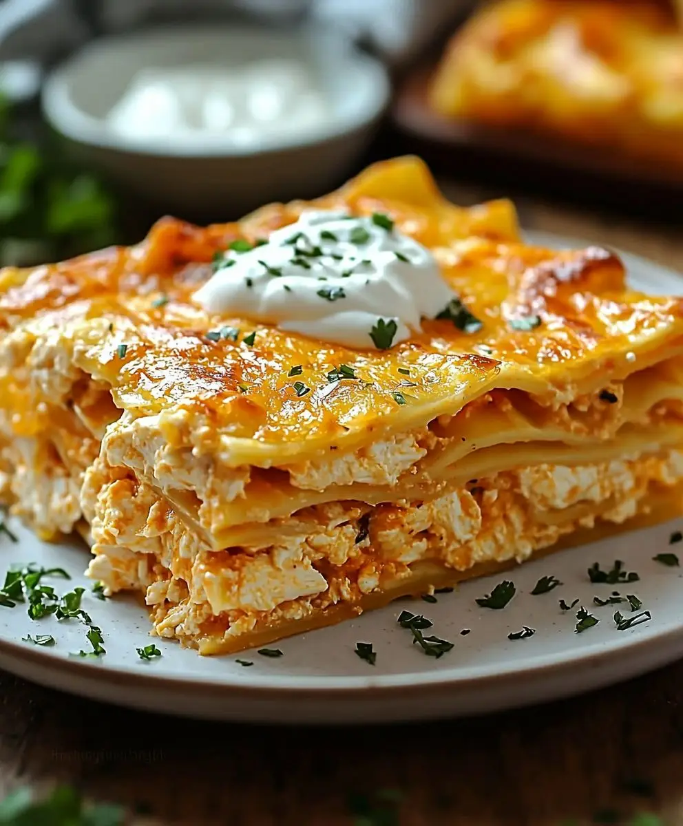 Buffalo Chicken Lasagna