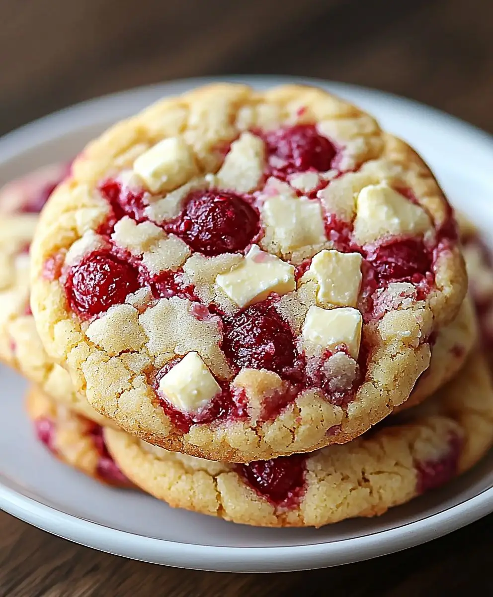 Copycat Subway Raspberry Cheesecake Cookies