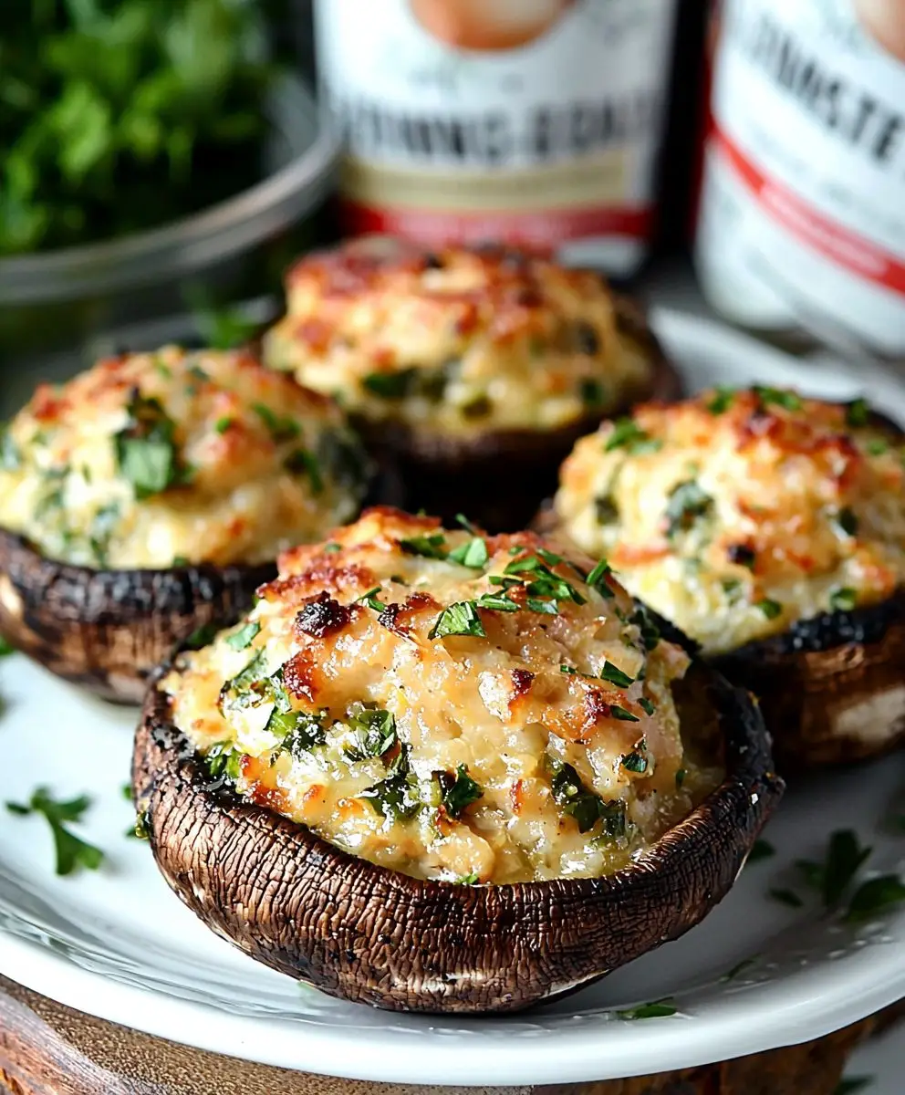 Crab Stuffed Mushrooms
